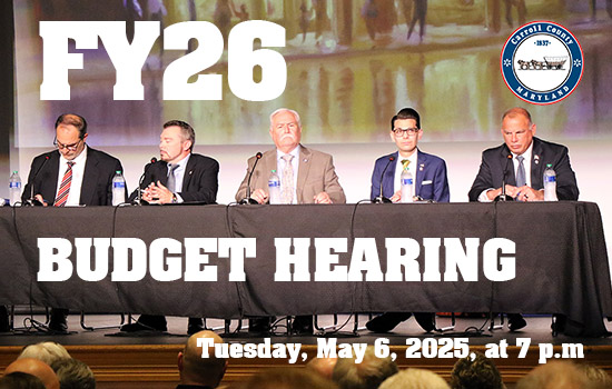 FY2026 Budget Public Hearing is May 6th 