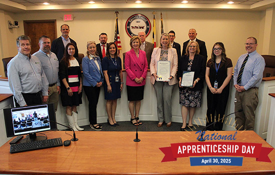 County Recognizes National Apprenticeship Day – April 30th